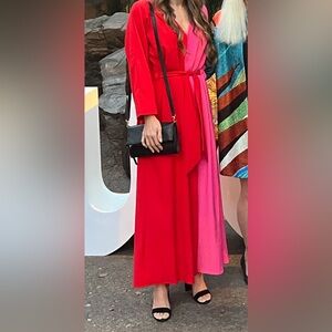 TuckernuckXIndia Hicks Scarlet & Hot Pink Caftan sold out on tuckernuck site